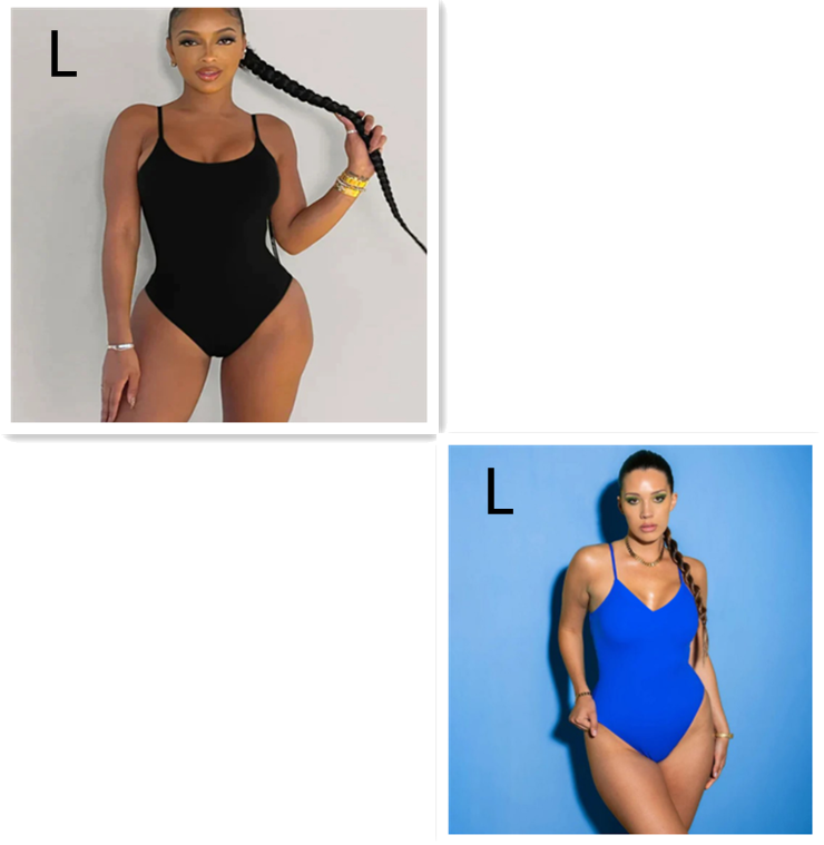 Summer Bikini Backless String Large Size Sexy Solid Color Triangle One-piece Swimsuit