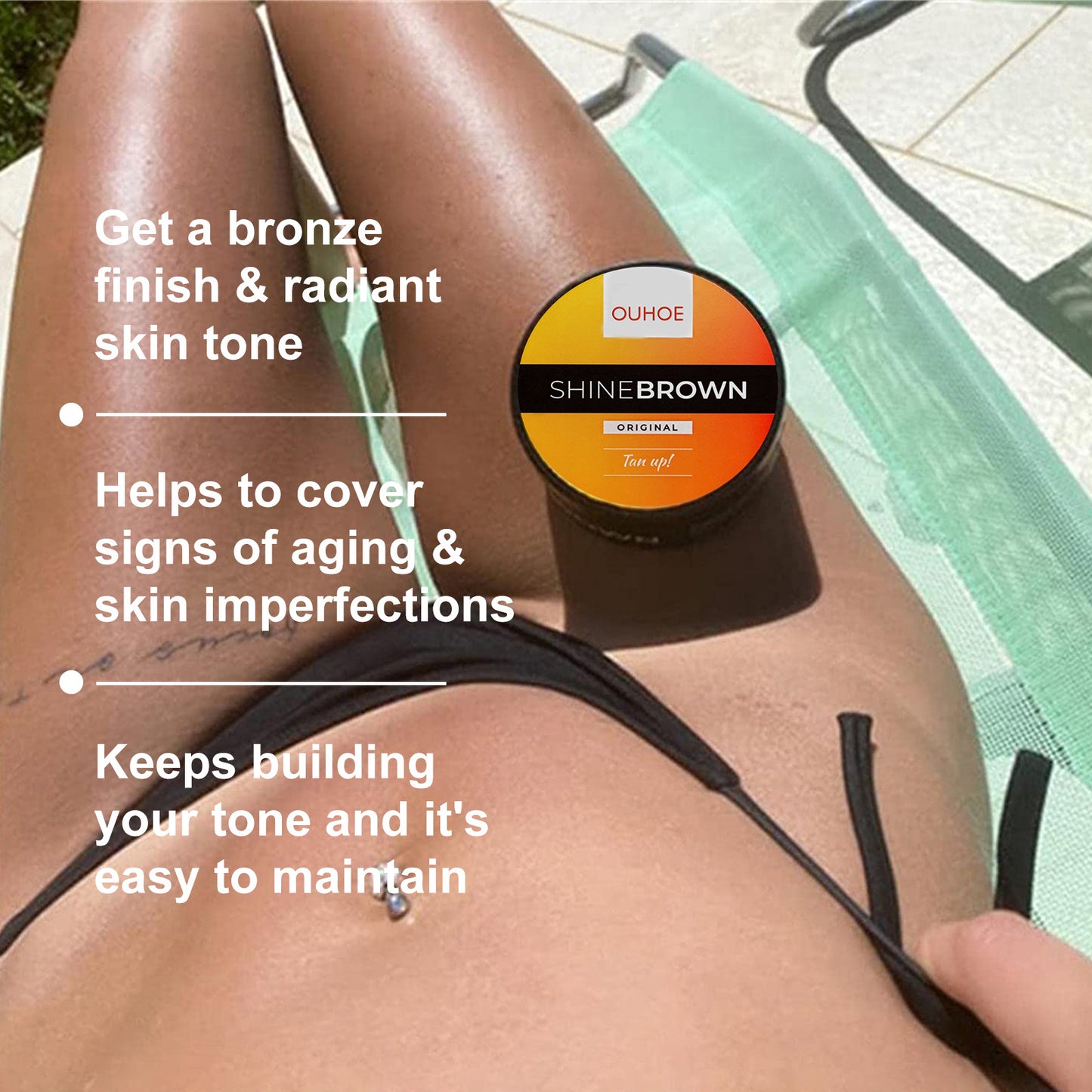 Intensive Tanning Luxe Gel Body Tanning Cream After Sun Repair Combination Aloe Vera Gel Wheat Complexion Beach Bronzer Summer Gadgets