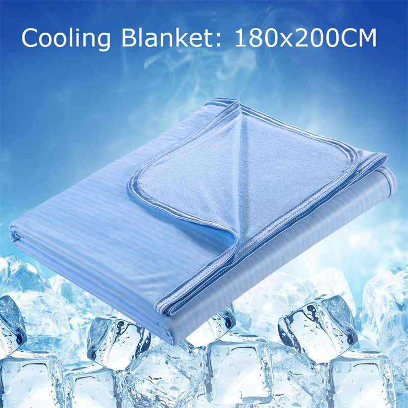 Cooling Blanket Cooling Fiber Absorb Heat Washable Cover Over Blankets Summer